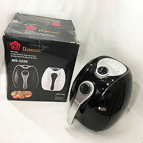 Фритюрниця без масла електрична мультифункціональна Domotec MS-3220 1300 W 4,5 л, YN-627 Фритюрниця електрична