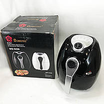 Фритюрниця без масла електрична мультифункціональна Domotec MS-3220 1300 W 4,5 л, YN-627 Фритюрниця електрична, фото 3