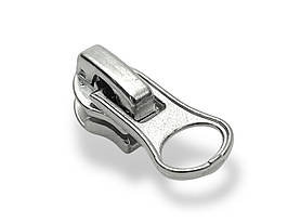 Бігунок для спіральної блискавки №3 Зворотний N31T колір нікель