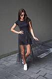 Молодіжна сукня з фатиновою спідницею, фото 2