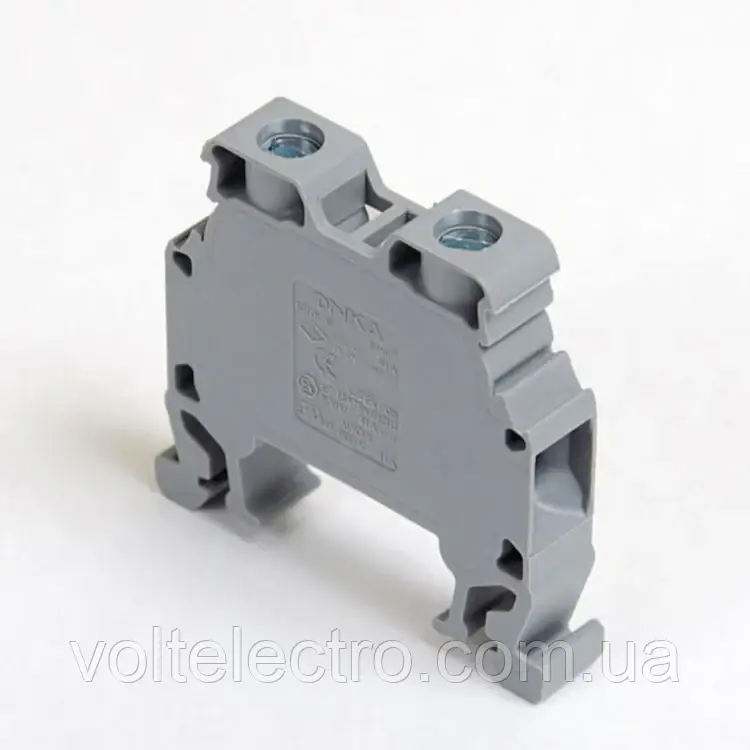 Клема прохідна MRK на din-рейку 6 mm2 ONKA