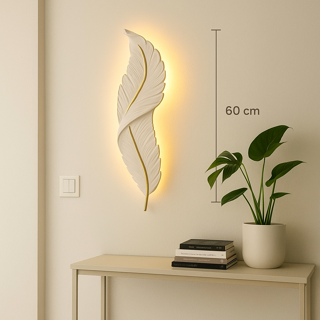 Бра листок Artlight 15W колір Білий 6172/650WH, фото 1