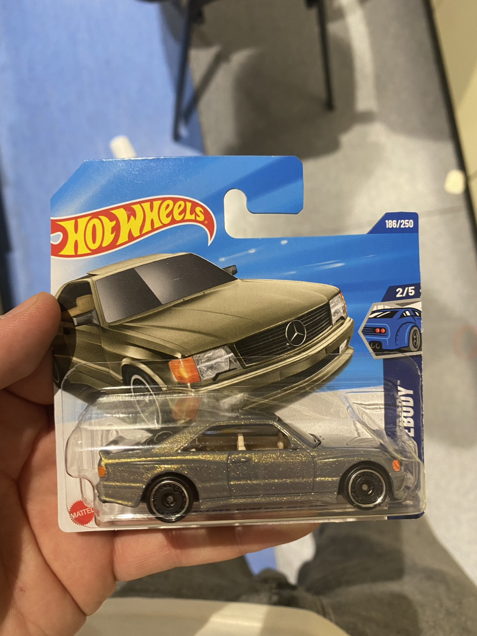 Машинка Hot Wheels '89 Mercedes-Benz 560 SEC AMG - HW Turbo - 2023 Mattel