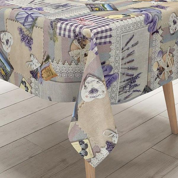 Скатертина Клейонка "Декорама" на флізеліновій основі. Ширина: 1,4 м, фото 1