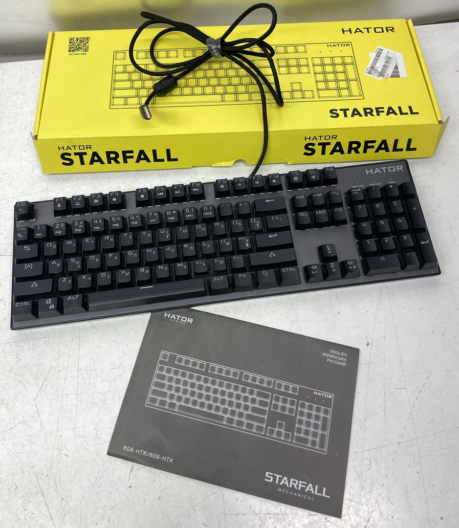 Клавіатура HATOR Starfall Outemu Red (HTK-608)