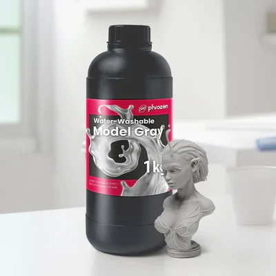 Фотополімерна смола Phrozen Water-Washable 3D Printer Resin (Пластик водозмивний для 3D друку)