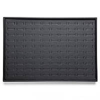 Ювелірний планшет під кільця комірки індивідуальні 100 штук розмір 35х24х3 см матеріал плащівка