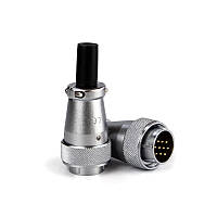 Роз'єм десятиполюсний кабельний WS24J10TQ (штекер) Welding Dragon