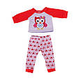 Одяг для ляльки Бебі Борн / Baby Born 40–43 см Піжама рожева 8960, фото 2