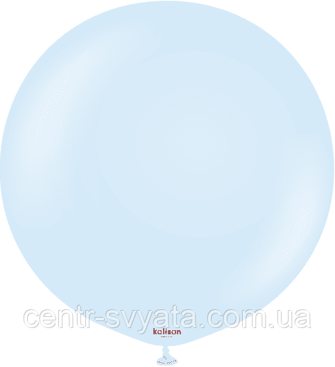 Латексна кулька Kalisan 36"(90 см) Macaron Baby Blue | Макарун дитячий блакитний
