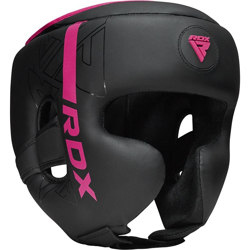 Боксерський шолом RDX F6 KARA Matte Pink S, фото 1