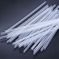 Прозорі трубочки для напоїв Ø 4.8×220 мм прямі без коліна, соломка для соку та коктейлів 200 штук