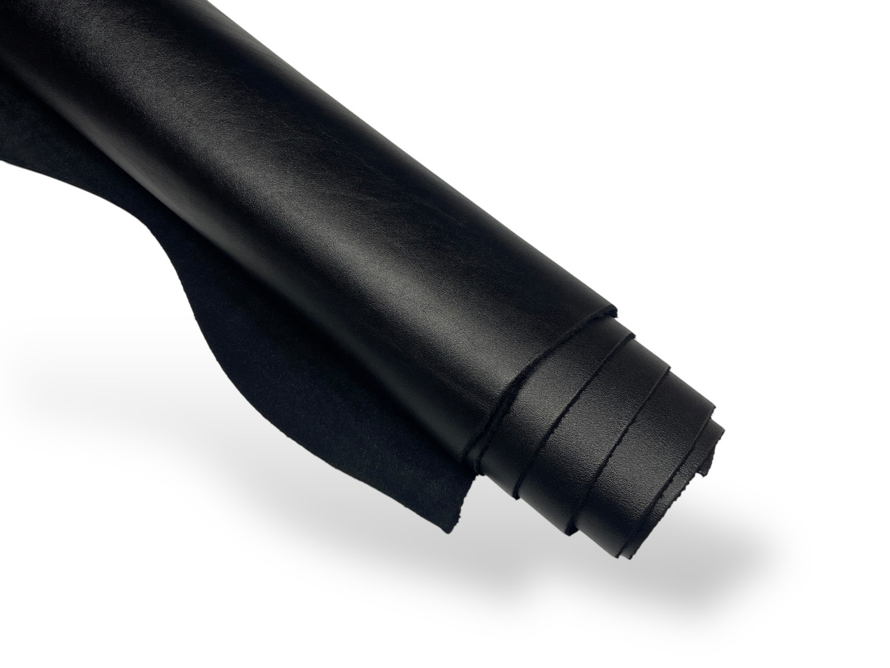 Шкіра натуральна лицьова Аляска т.1,0-1,2 мм колір чорний AN, фото 1