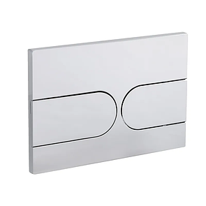 Панель змиву Koer KT-0604-01 240x160x10mm пластикова, заокруглена кнопка (KR5323)