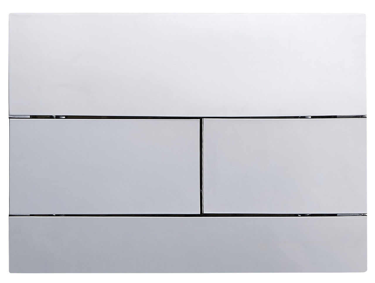 Панель змиву Koer KT-0603-01 240x160x10mm пластикова, лінійна кнопка (KR5319), фото 1