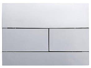 Панель змиву Koer KT-0603-01 240x160x10mm пластикова, лінійна кнопка (KR5319)