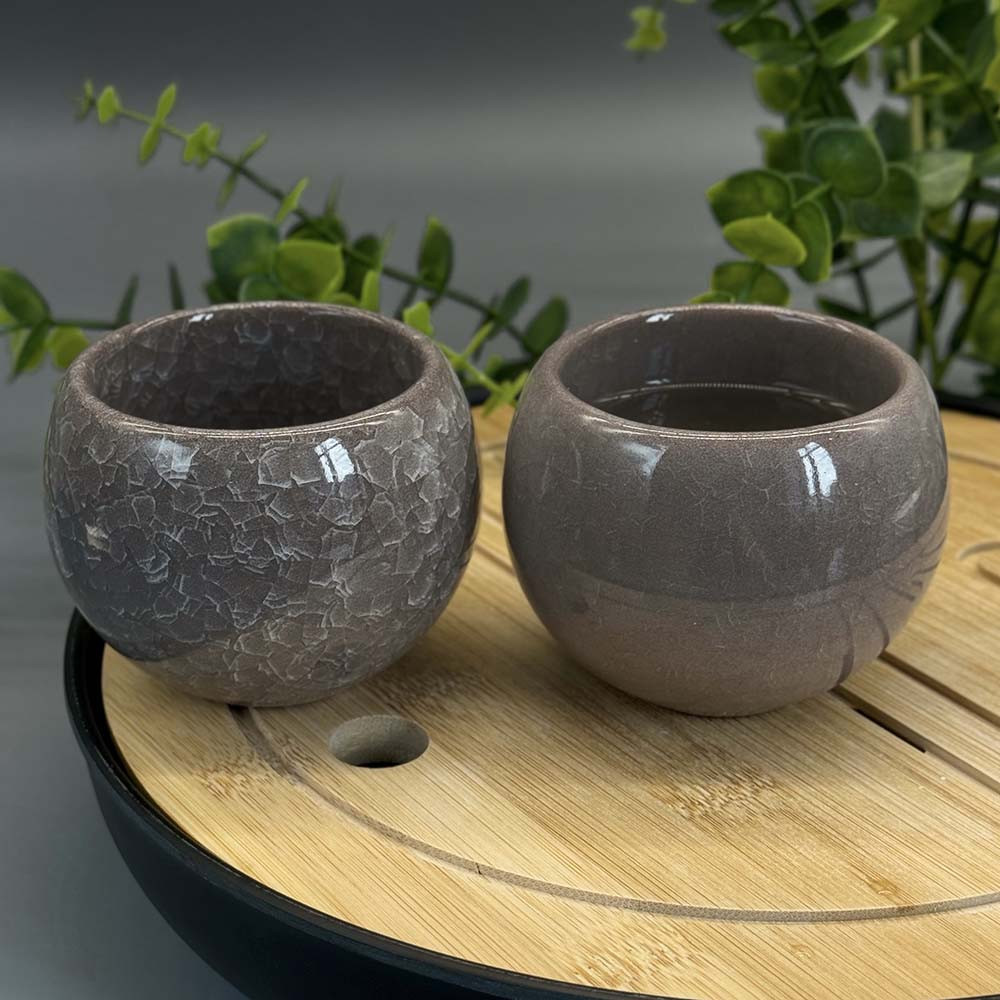 Піала для чаю «Танучий лід» Сіра (120мл), фото 1