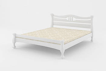 Двоспальне ліжко Mebigrand Даллас Білий (RAL9003) 140х200 см (DMBG-1768)