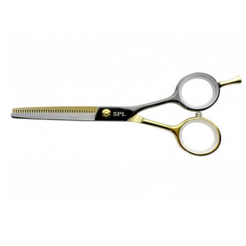 Ножиці для стрижки SPL 5.5 філірувальні, золото-чорні (96817-33)