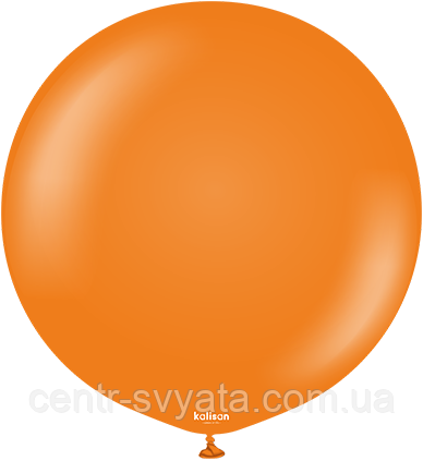 Латексна кулька Kalisan 24"(60 см) Standard Orange | Пастель помаранчевий