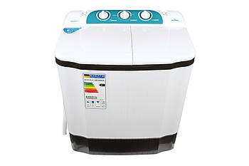 Пральна машина Grunhelm GWF-WS601W біла, напівавтоматична, вертикальна, 1300 об/хв