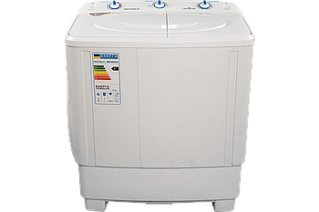 Вертикальна пральна машина Grunhelm GWF-WS701W напівавтомат, клас A++, 360 Вт