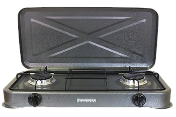 Газова плита двоконфорочна GGP-6012 для пікніків і дачі