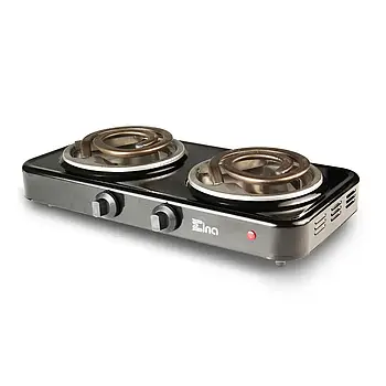 Спіральна плита Елна 020 із двома конфорками класичний варіант для дому