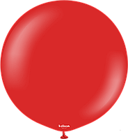 Латексна кулька Kalisan 36"(90 см) Standard Red | Пастель червоний