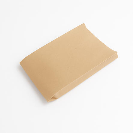 Паперовий пакет саше бурий 90х50х150 (уп-100 шт.), фото 2