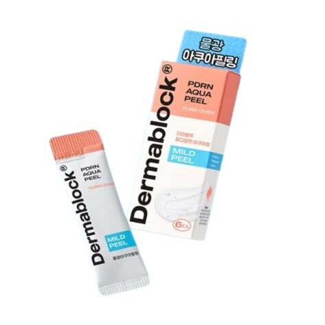 Зволожуючий делікатний пілінг з PDRN набір стиків 4 шт Dermablock by Cell Fusion PDRN Aqua Peel (6 мл × 4 шт)