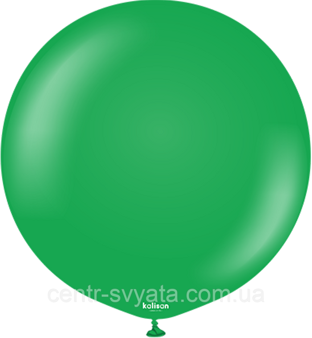 Латексна кулька Kalisan 24"(60 см) Standard Green | Пастель зелений