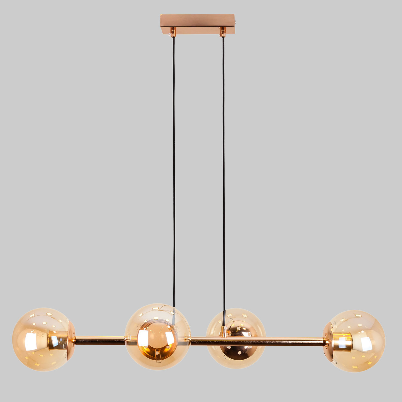 Підвісна сучасна люстра "Modern Luxe " (52-9909-4 GOLD+BR)