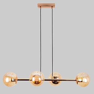 Підвісна сучасна люстра "Modern Luxe " (52-9909-4 GOLD+BR), фото 1