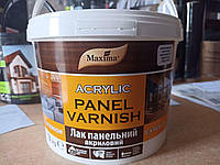 Лак панельный акриловый Maxima шелковисто-матовый 3л декоративный для внутренних работ