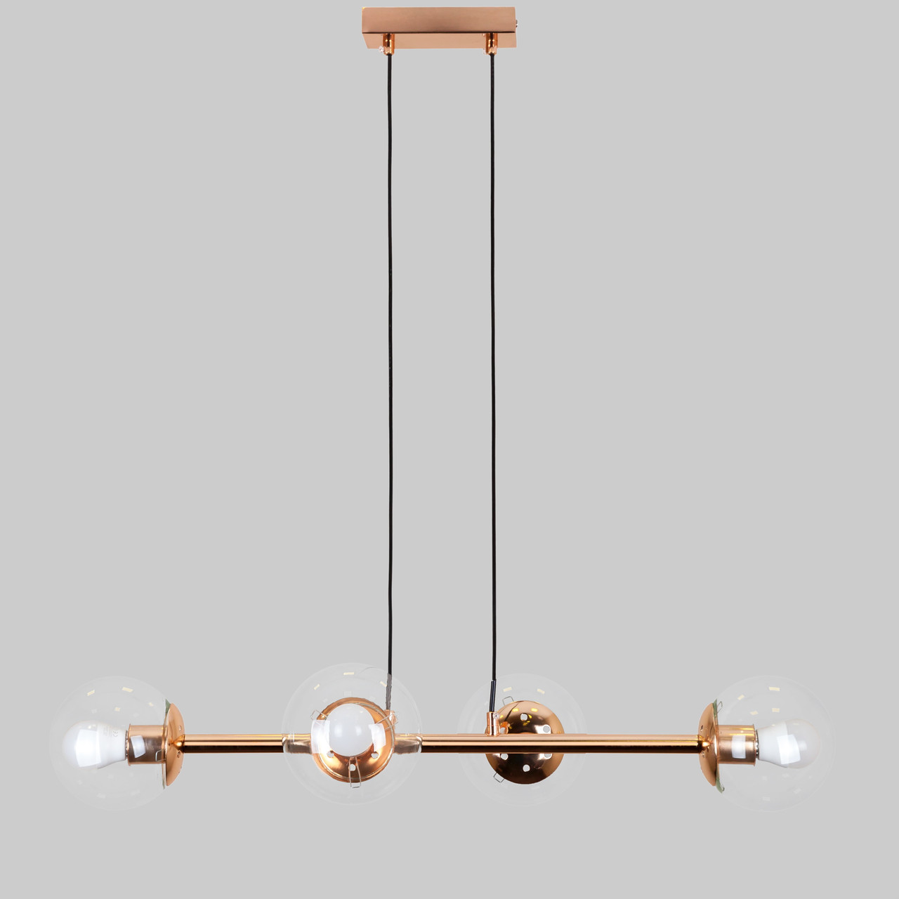 Підвісна сучасна люстра "Modern Luxe " (52-9909-4 GOLD+CL)