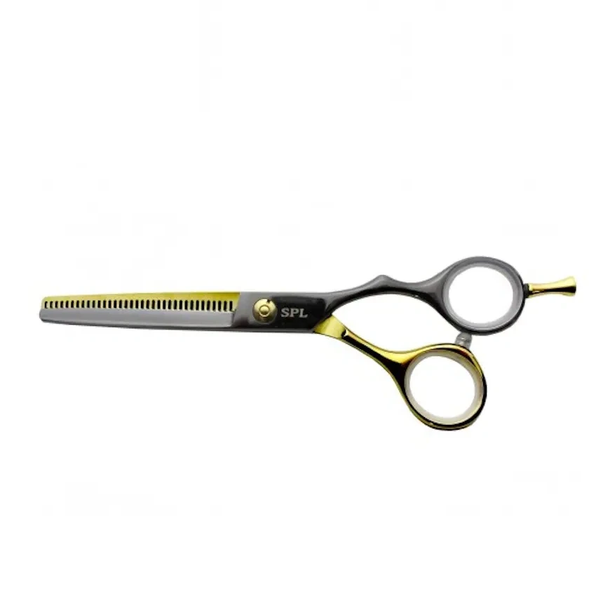 Ножиці для стрижки SPL 6.0 філірувальні, золото-чорні (96816-35), фото 1