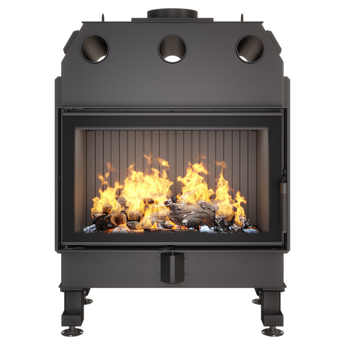 Камінна топка SAVEN Slim 80х50 Black (12,0 kW) ECO