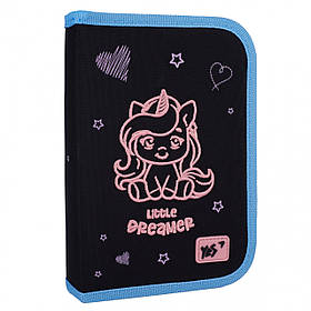 Пенал твердий YES одинарний з двома клапанами HP-04 Cute Unicorn
