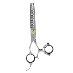 Філірувальні ножиці в чохлі для лівші  Olivia Garden Swivelcut Japanesse Style 6,35"  (SH-SW1PC-TL63J-BLP)