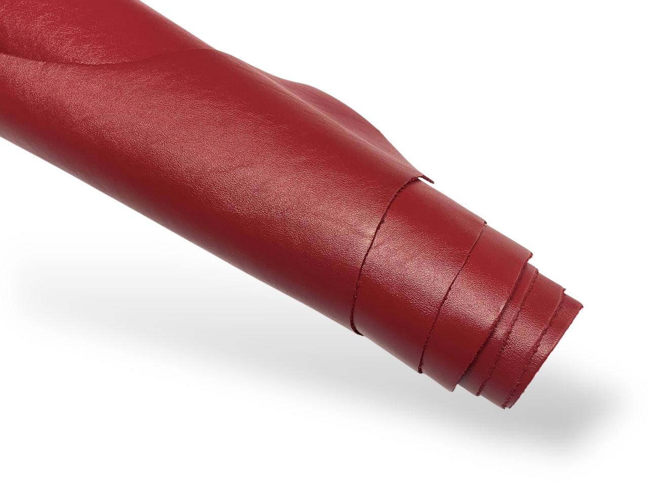 Шкіра натуральна лицьова Аляска т.1,0-1,2 мм колір червоний AN, фото 1