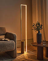 Підлогова лампа LED PATRICIO Метал, золотий колір