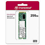 Накопитель SSD M.2 2280 256GB Transcend (TS256GMTE220S), фото 2