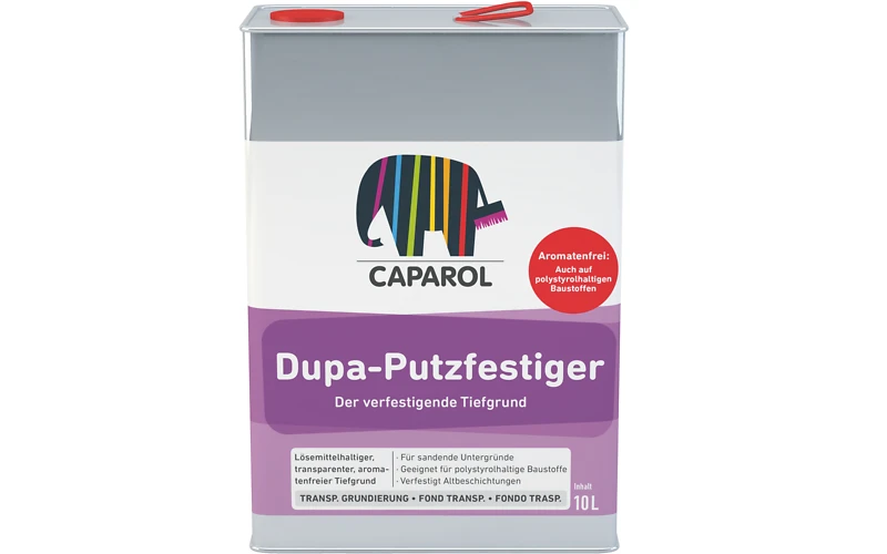 Грунтовка Caparol Dupa-Putzfestiger, 10 л, на розчиннику, для фасаду та інтер'єру., фото 1