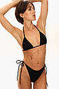 Купальник жіночий бікіні Moana на зав'язках Black bikini, фото 3
