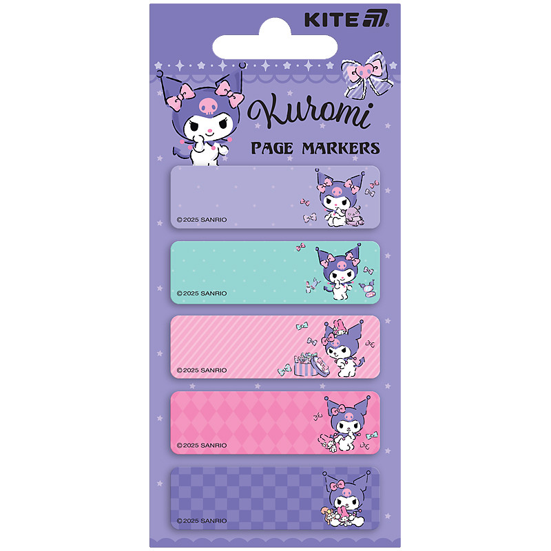 Стікери-закладки Kite HK 50*15*100 арк папір 5 кольорів, фото 1