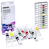 Акварельні фарби для малювання Art Rangers набір 12 кольорів у тубах по 12 ml, фото 6