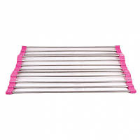 Сушилка для посуду на умивальник Wash Basin Dryer скручується в рулон ідеальний водостік