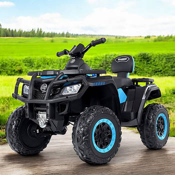 Дитячий квадроцикл M 4868 EL-1 (24V), шкіряне сидіння