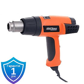 Фен будівельний з РК-дисплеєм 2000W Kraft&Dele KD3028